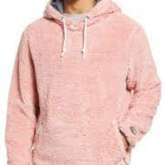 Chubbies The Pastel High Pile Hoodie in Light/ Pastel Pink